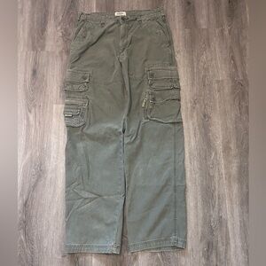 Vintage Y2K Old Navy Cargo Pants 32x34 Army Green Military ‘94 Paratrooper